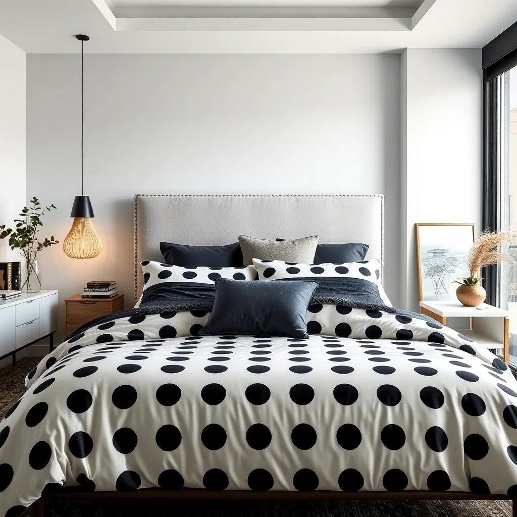 Discovering the Allure of Black and White Polka Dot Comforters